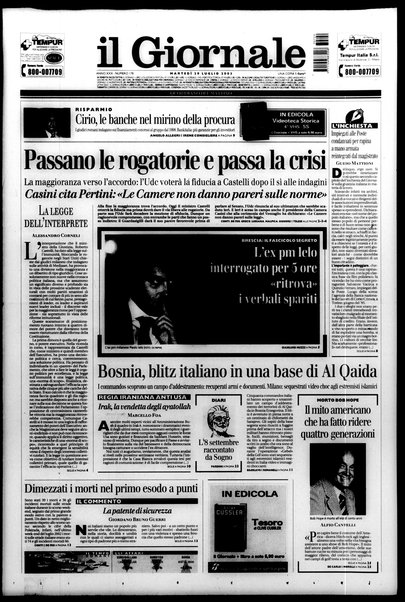 Il giornale : quotidiano del mattino